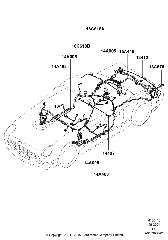 16 - Wiring - Body And Roof Console; 04/JUN/2001-01/JUL/2005