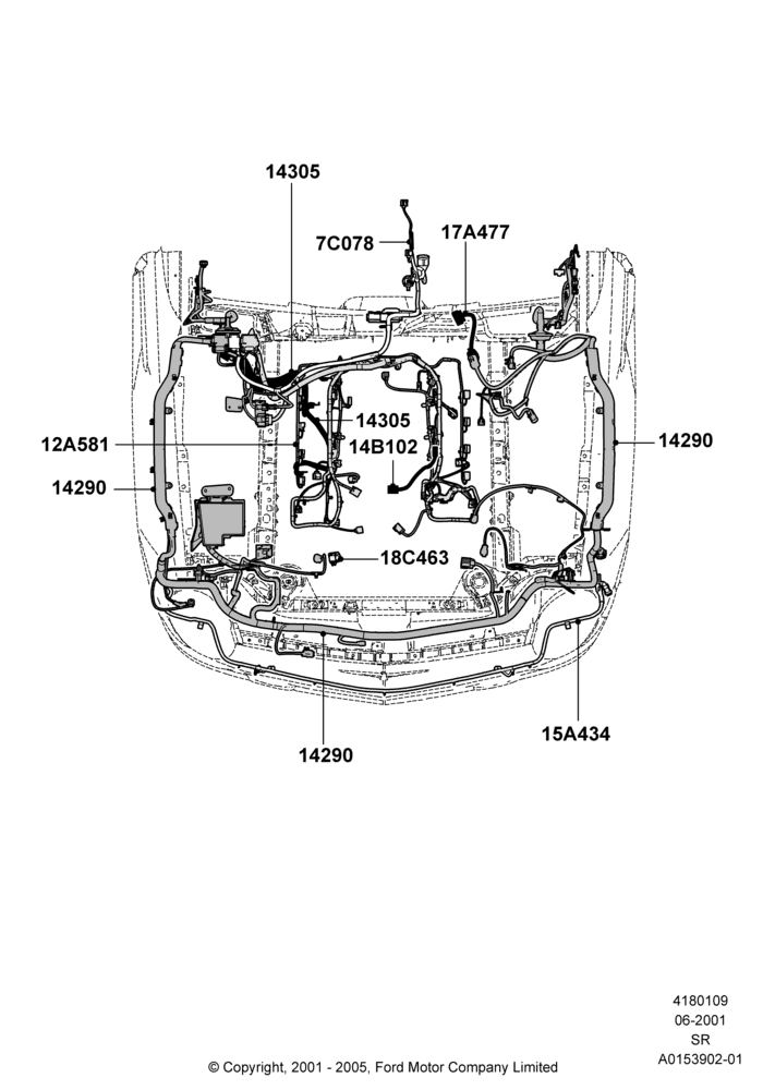 09 - Wiring - Engine And Transmission; 04/JUN/2001-01/JUL/2005