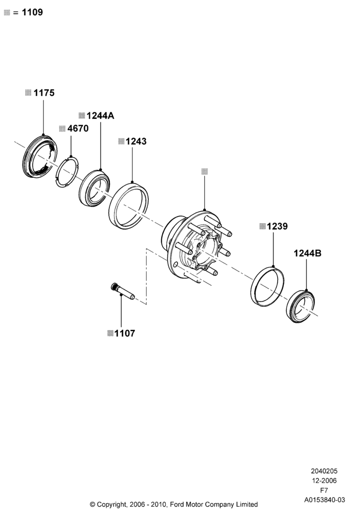 05C - Rear Knuckle and Suspension Arms, With Single Rear Wheels; 18/DEC/2006-12/FEB/2010
