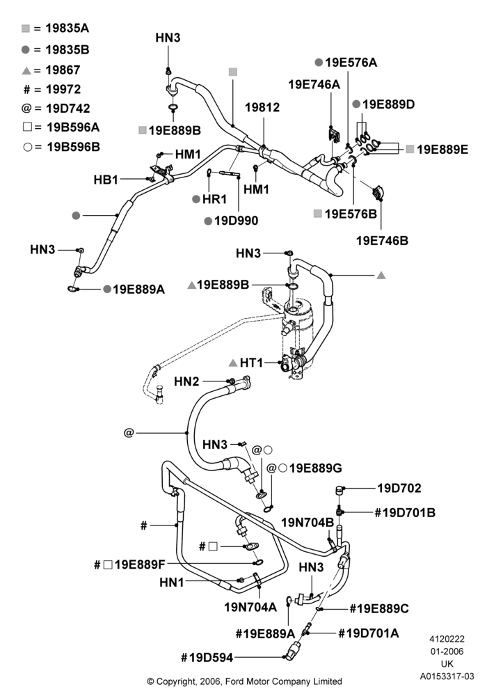 22B - Air Conditioning System, 4.6L 3V V8; 30/JAN/2006-29/OCT/2010