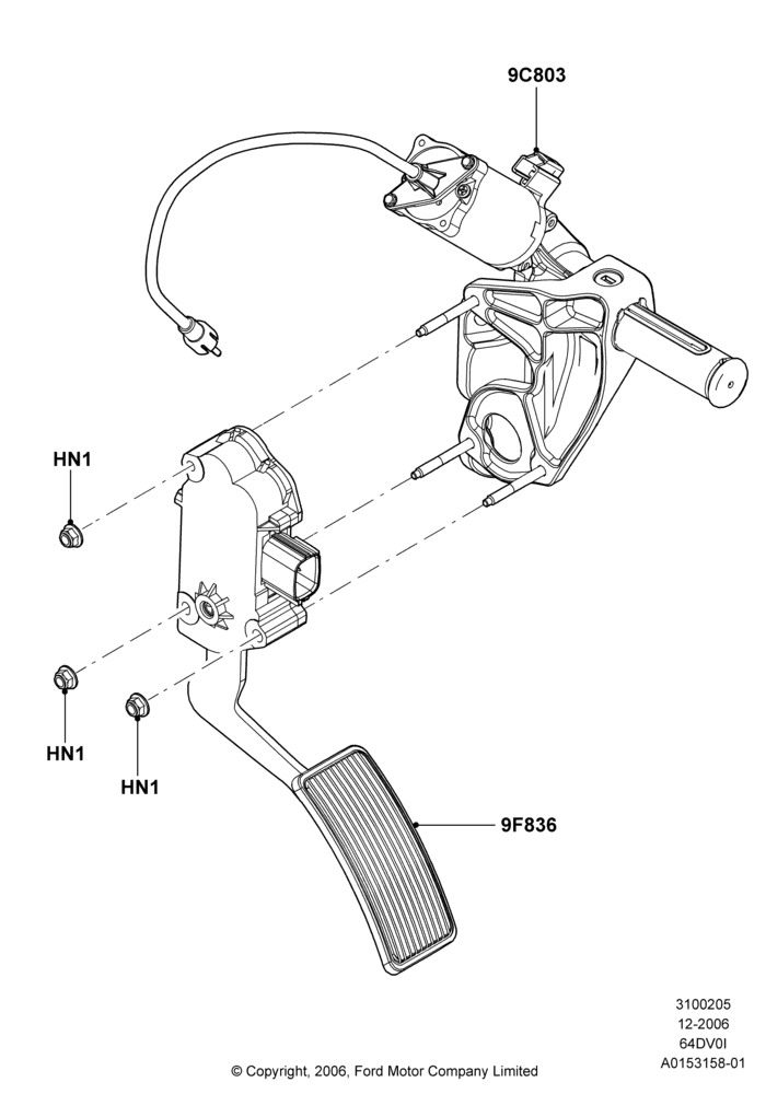 05 - Accelerator/Injection Pump Controls, 6.4L Diesel V8 Twin Turbo; 18/DEC/2006-12/FEB/2010