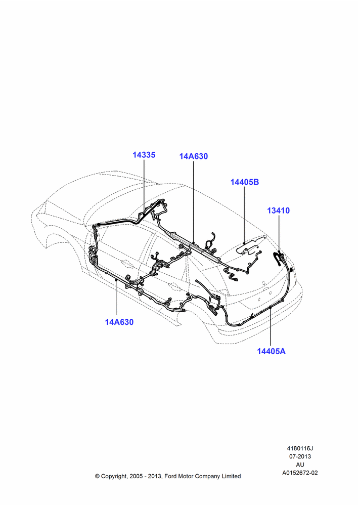 16J - Wiring - Body And Roof Console, 5 Door Sedan; 03/OCT/2005-04/DEC/2006