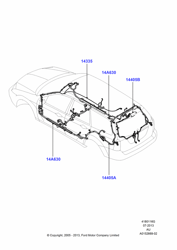 16G - Wiring - Body And Roof Console, 4 Door Wagon; 18/JUL/2005-04/DEC/2006