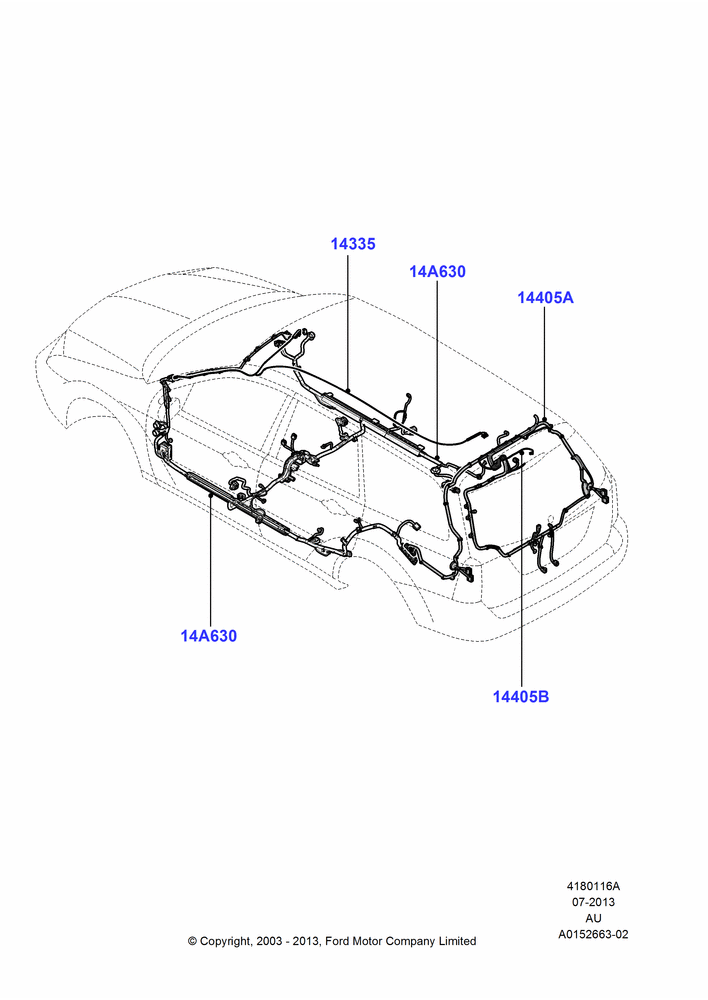 16A - Wiring - Body And Roof Console, 4 Door Wagon; 04/SEP/2003-05/APR/2004