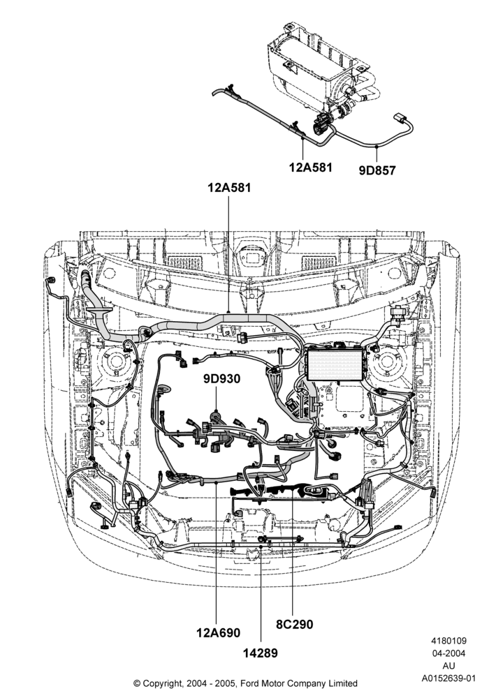 09F - Wiring - Engine And Transmission, 2.3L Duratec-HE (145PS) - MI4; 05/APR/2004-18/JUL/2005