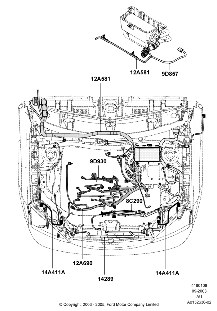 09C - Wiring - Engine And Transmission, 2.3L Duratec-HE (145PS) - MI4; 04/SEP/2003-05/APR/2004
