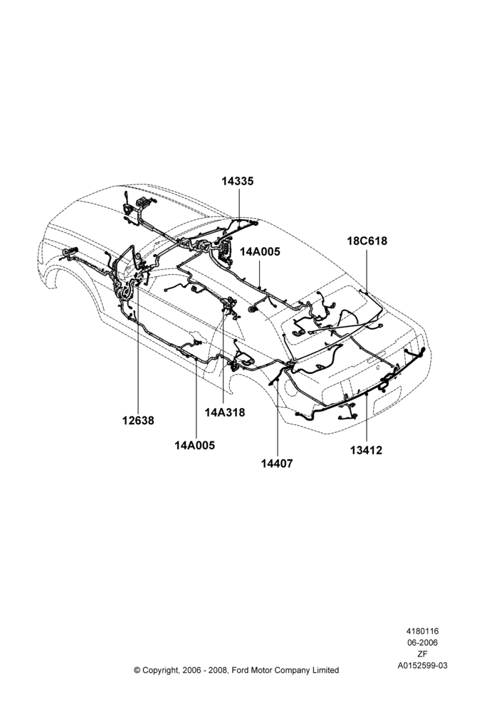 16D - Wiring - Body And Roof Console, Convertible; 05/JUN/2006-26/FEB/2009