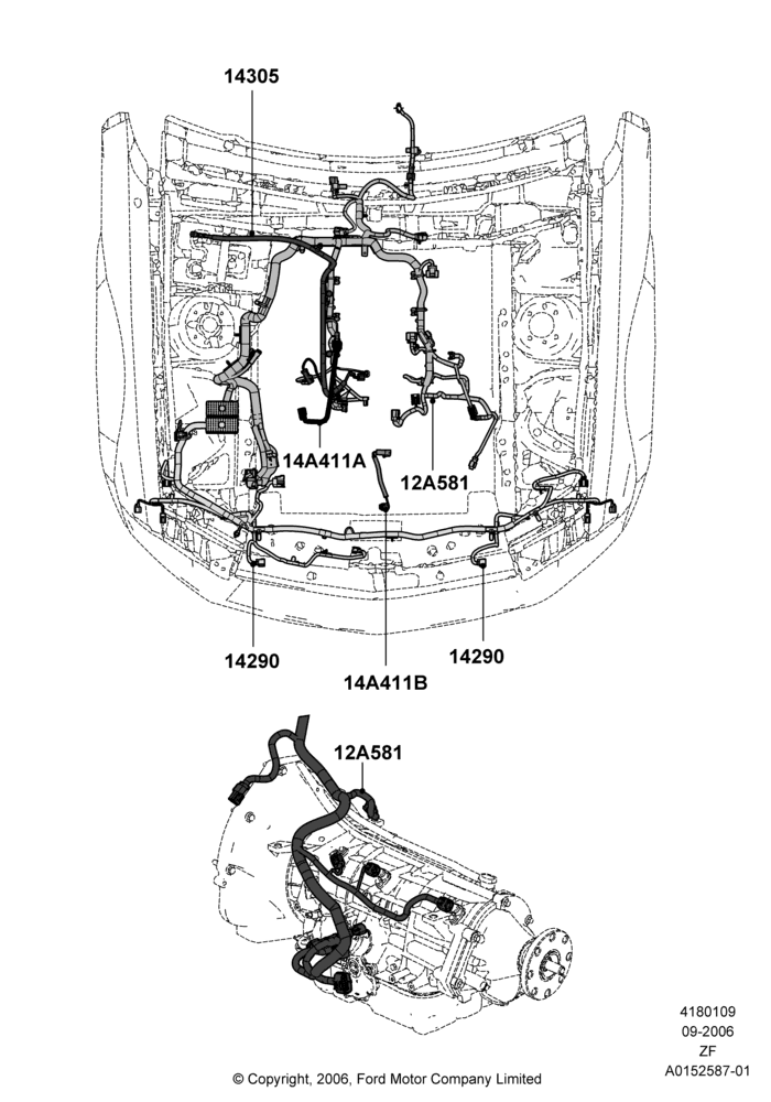 09C - Wiring - Engine And Transmission, 4.0L V6 12V SOHC EFI; 05/JUN/2006-22/MAR/2010