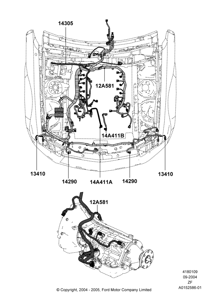09B - Wiring - Engine And Transmission, 4.6L 3v V8 SOHC EFI; 07/SEP/2004-05/JUN/2006