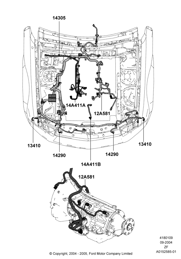09A - Wiring - Engine And Transmission, 4.0L V6 12V SOHC EFI; 07/SEP/2004-05/JUN/2006
