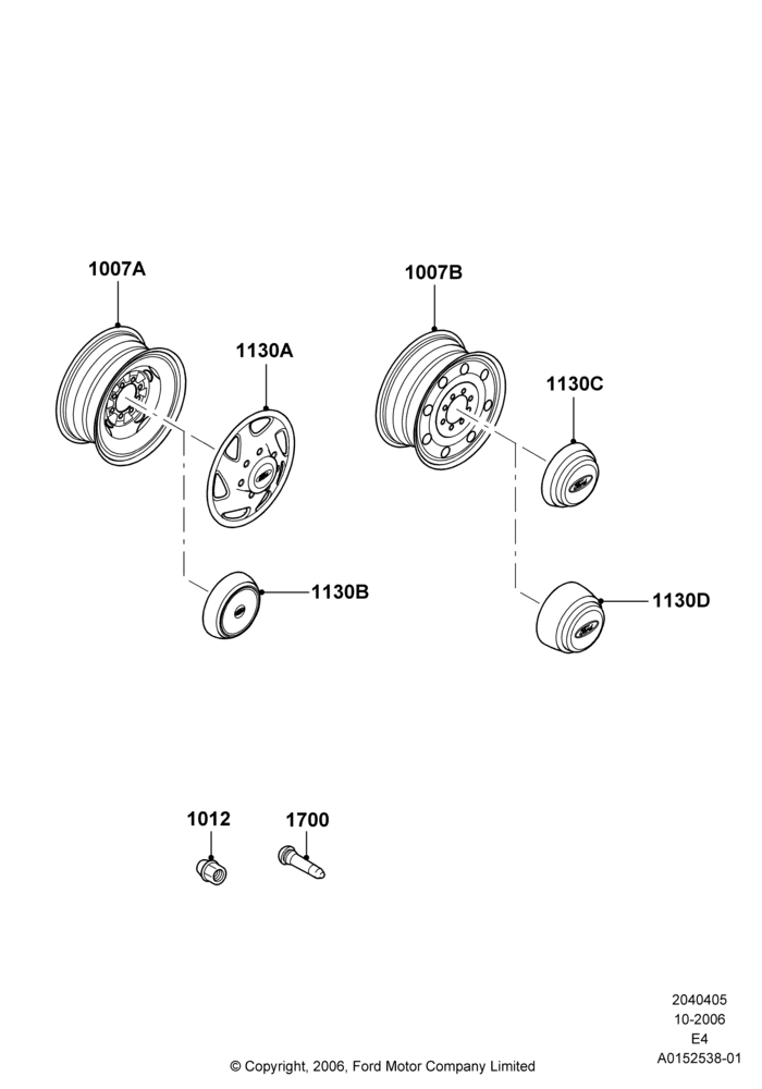 05C - Wheels, With Single Rear Wheels; 16/OCT/2006-24/AUG/2009