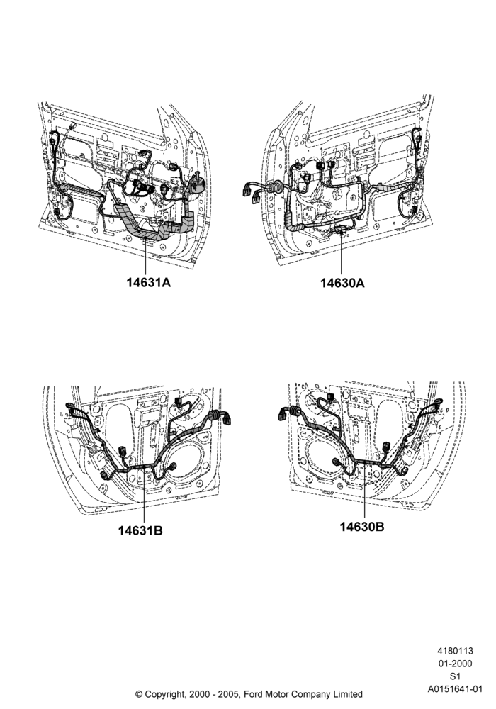 13 - Wiring - Body Closures; 31/JAN/2000-30/JUN/2005
