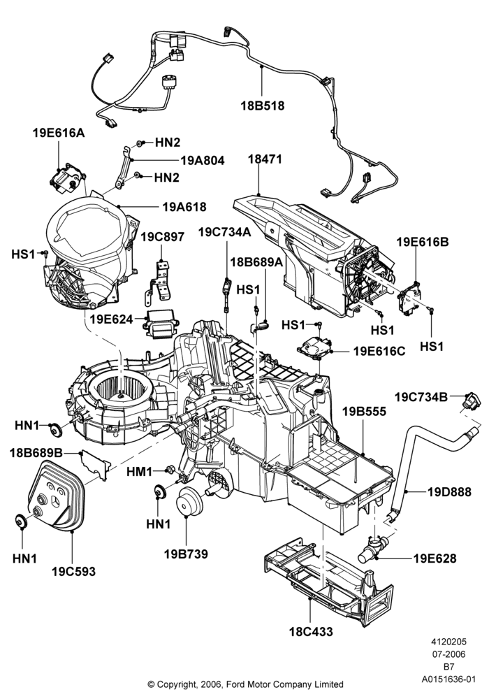 05G - Heater/Air Cond.External Components, HD ATC Air Conditioning; 02/AUG/2006-06/DEC/2006