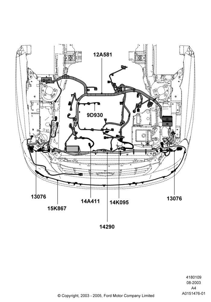 09B - Wiring - Engine And Transmission, Lincoln/Mercury Series; 25/AUG/2003-02/JAN/2007