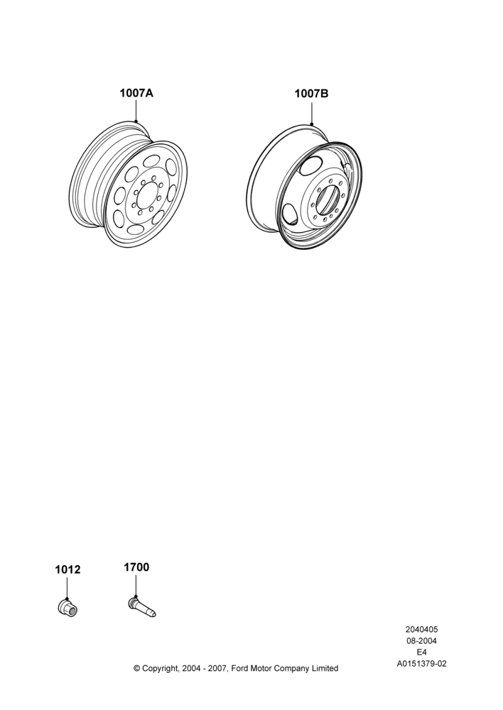 05B - Wheels, With Double Rear Wheels; 02/AUG/2004