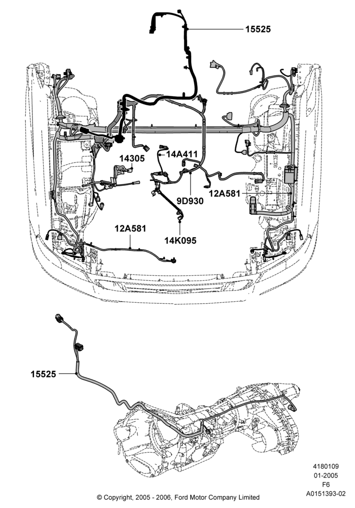 09B - Wiring - Engine And Transmission, Lincoln Mark LT; 31/JAN/2005-16/JUL/2008