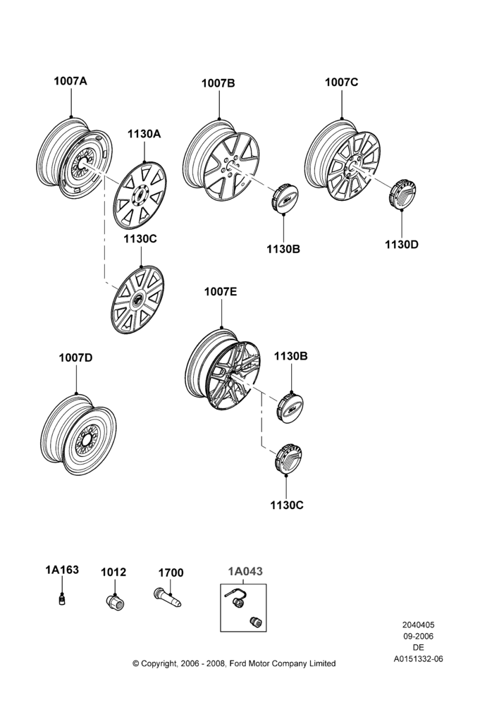 05C - Wheels, With 16" Wheels; 30/AUG/2006-26/JUL/2010