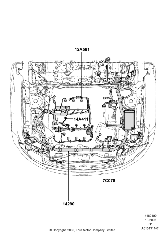 09A - Wiring - Engine And Transmission, Ford Series; 06/NOV/2006-12/JUL/2010