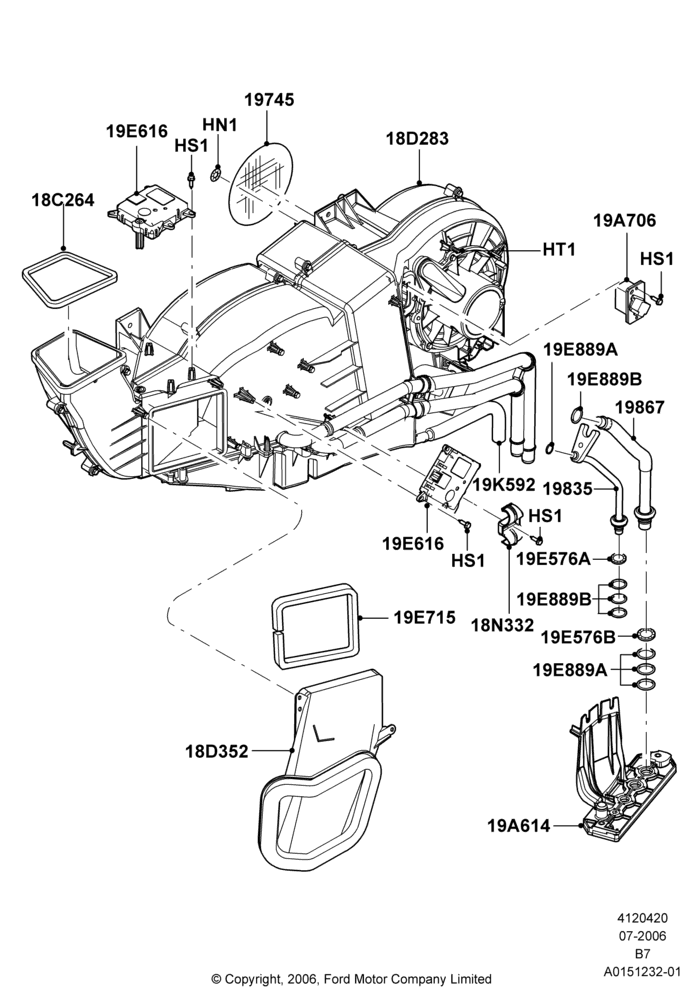 20C - Auxiliary A/C External Components, 119"/3023MM Wheelbase; 02/AUG/2006-11/AUG/2014