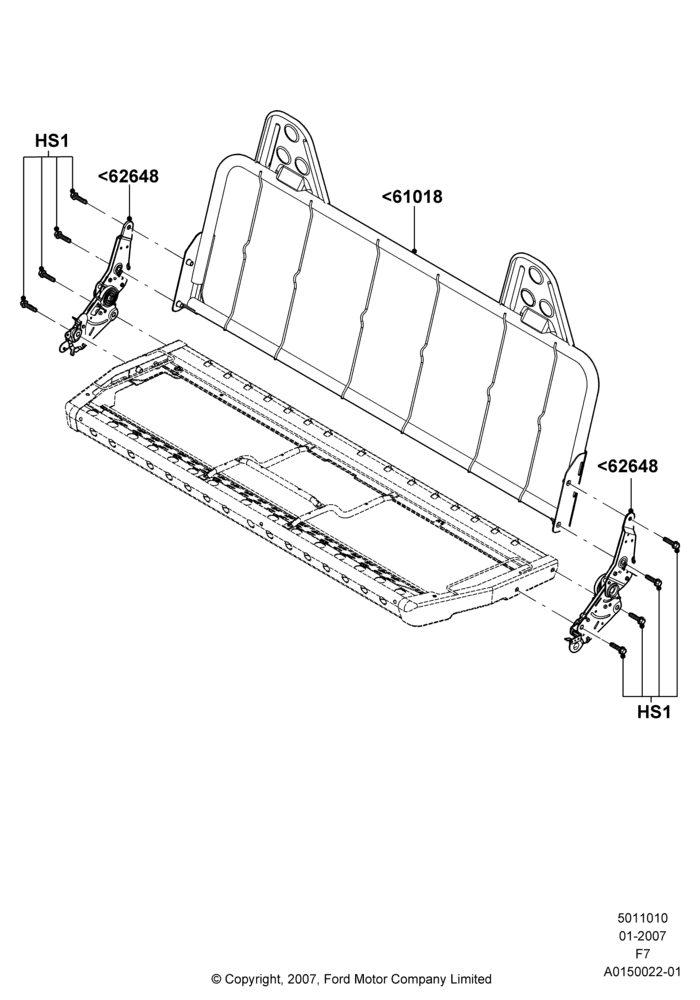 10K - Front Seat Back, Bench Type Front Seat; 18/DEC/2006-12/FEB/2010