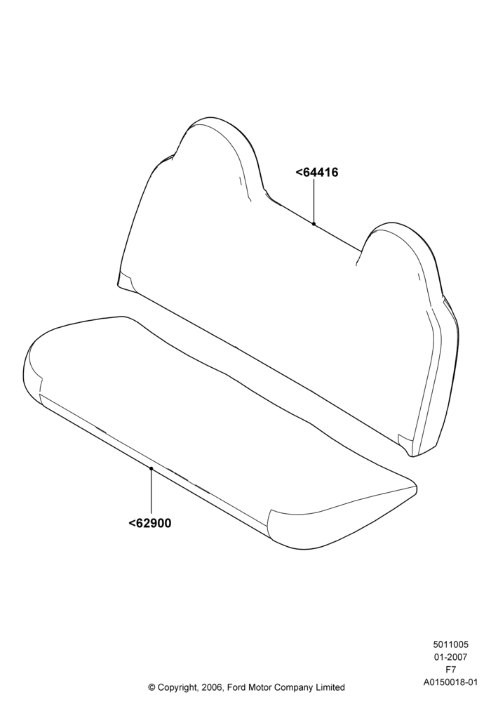 05G - Front Seat Covers, Bench Type Front Seat; 18/DEC/2006-12/FEB/2010
