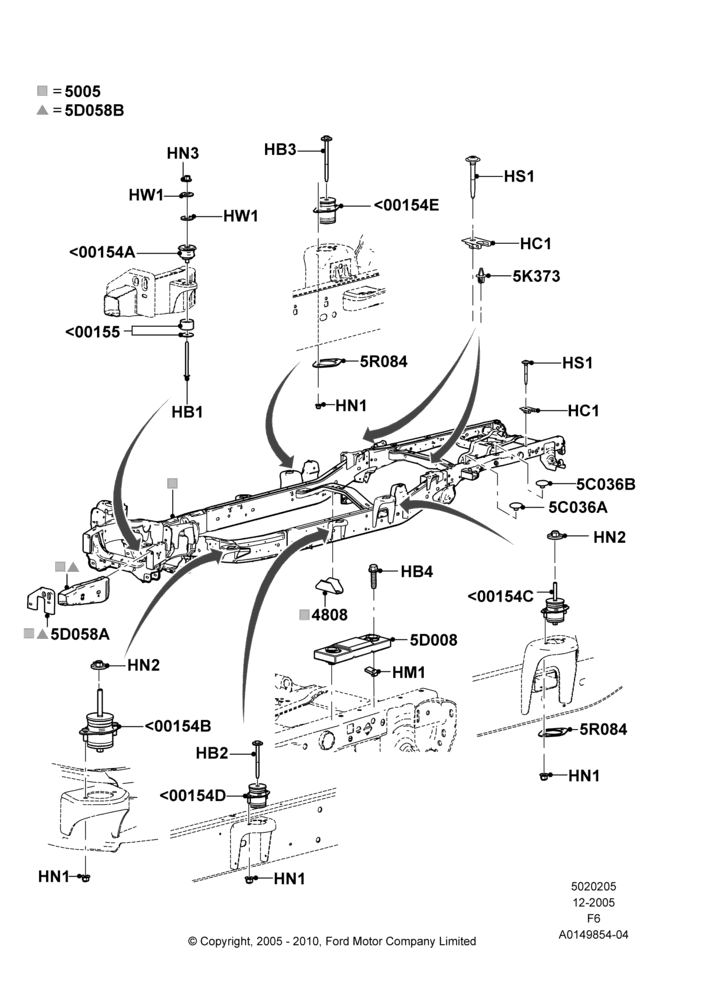 Chassis Frame, Super Cab