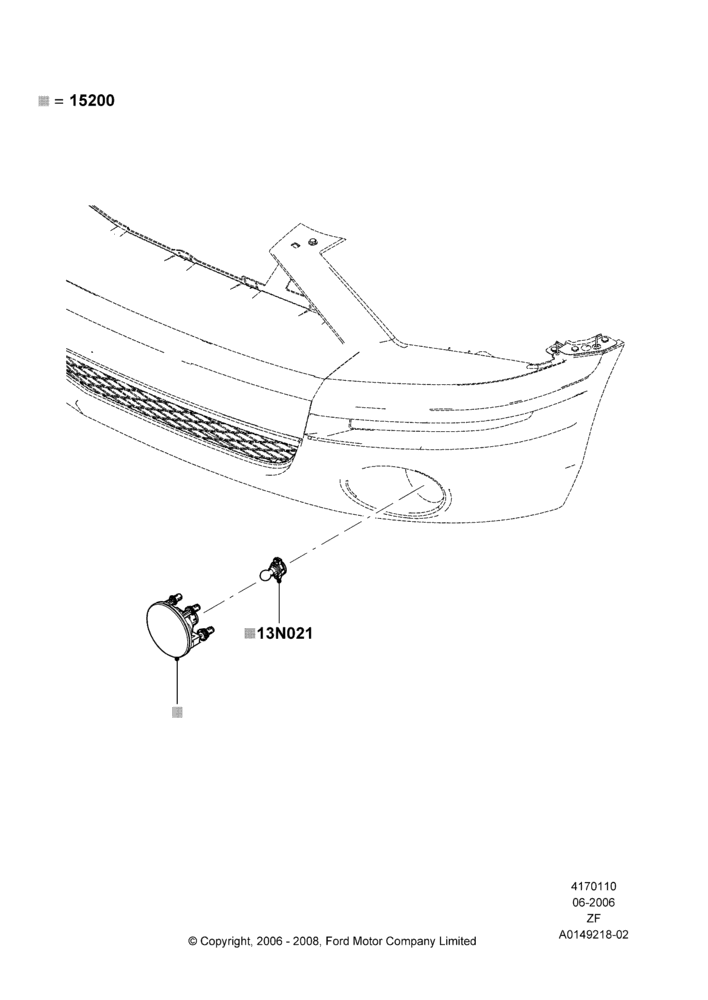 Front Fog Lamps, Shelby Version