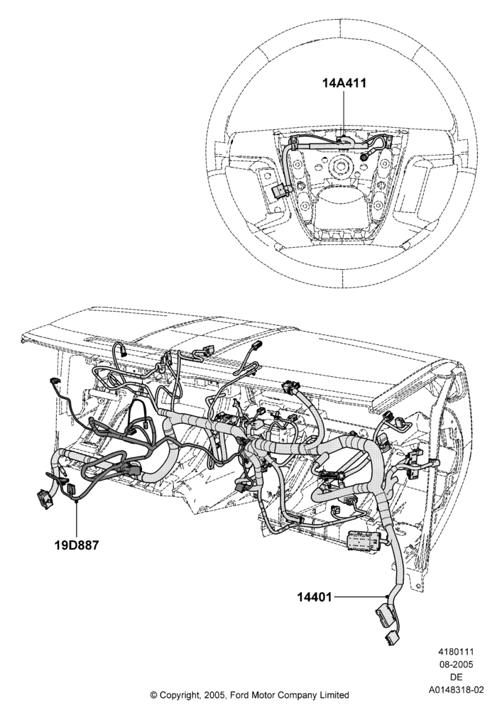 11B - Wiring - Dash And Floor Console, Mercury Division Derivative; 01/AUG/2005-30/AUG/2006