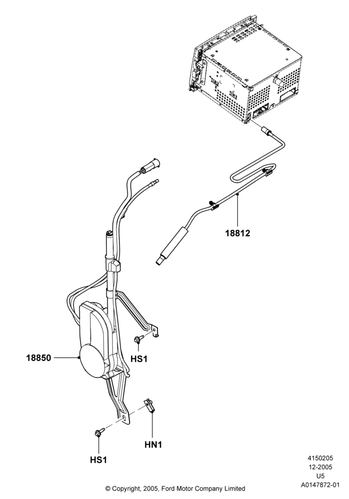 05G - Antenna, Less Radio Reception Equipment, With Power Antenna; 12/DEC/2005-16/DEC/2010