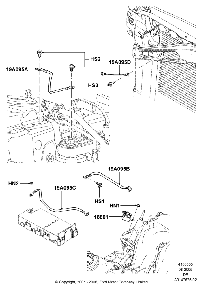 05B - Radio Suppression, 3.0 DOHC EFI; 01/AUG/2005-04/FEB/2009