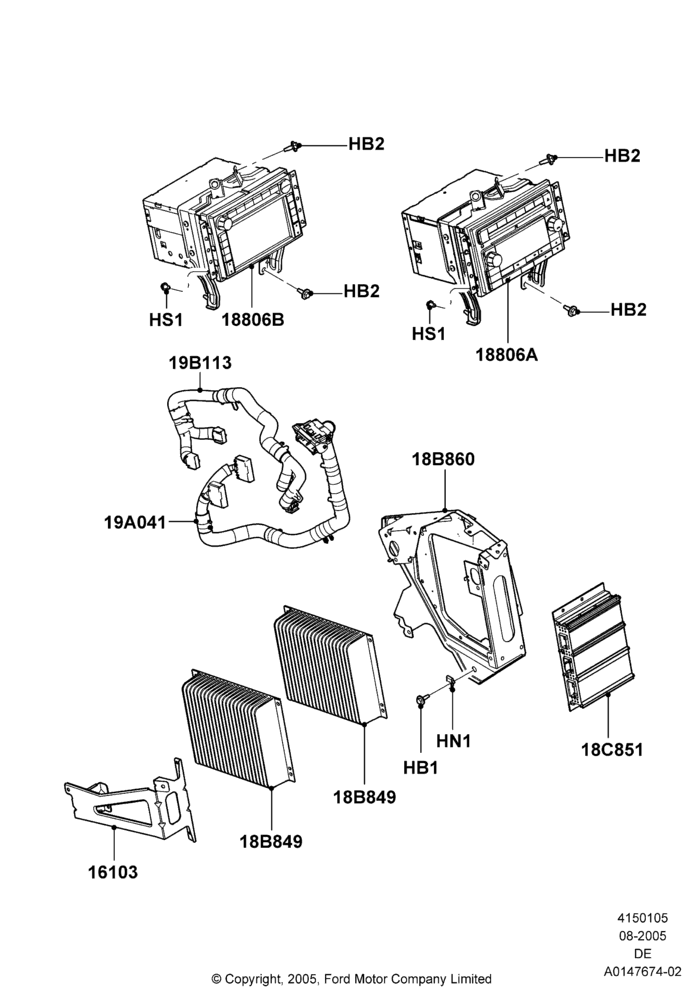 05C - Audio Equipment - Original Fit, With THX Audiophile Sound System; 01/AUG/2005-30/AUG/2006