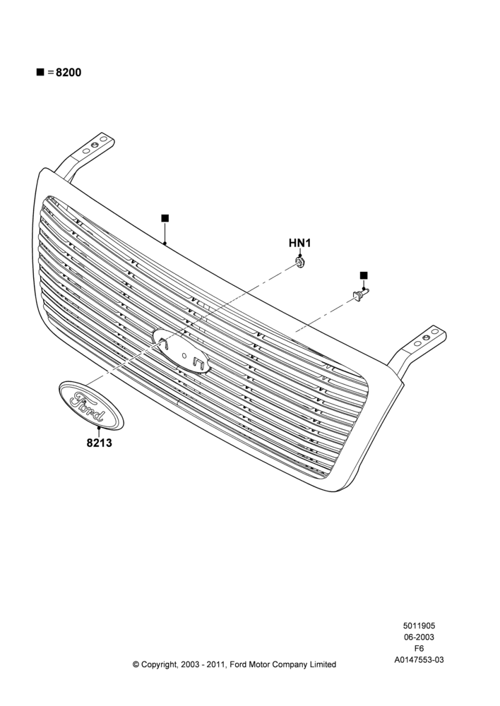 Radiator Grille and Front Bumper, Accessory