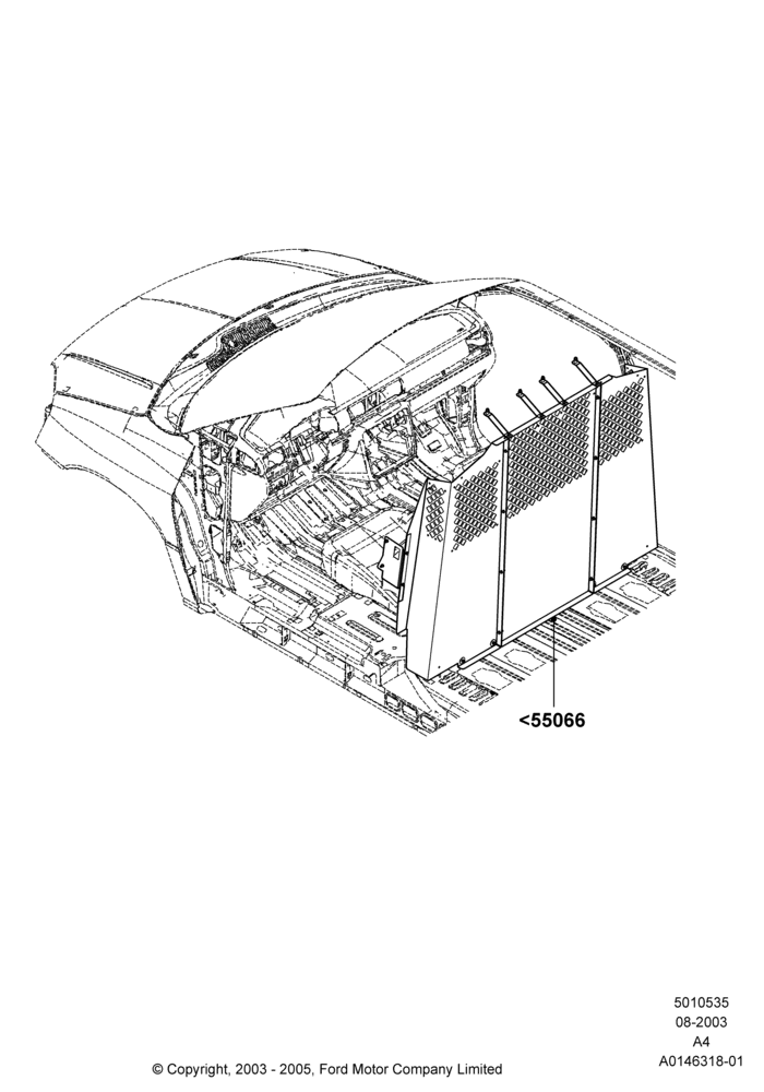 35B - Load Compartment Trim, Cargo Load Compartmentalization, Production Installed; 30/MAY/2005-02/JAN/2007