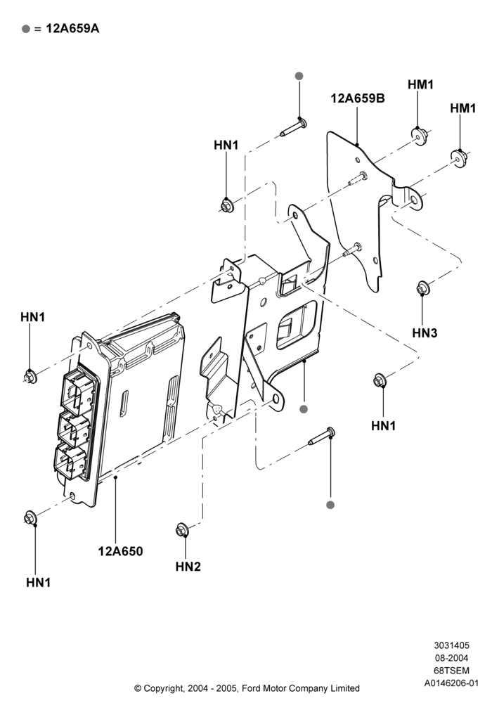 05A - Engine Modules and Sensors, 6.8L SOHC EFI NA V10 Gas; 02/AUG/2004-18/AUG/2008