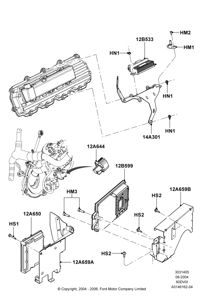 05C - Engine Modules and Sensors, 6.0L  OHV Diesel V8 DI; 02/AUG/2004-18/AUG/2008