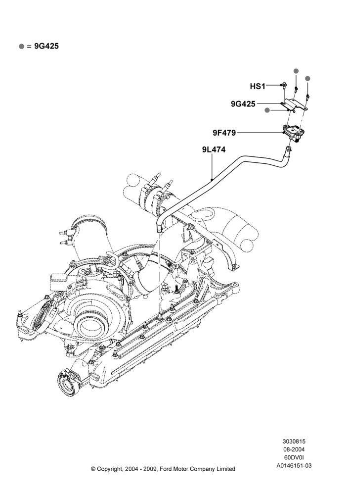 15B - Emission Control - Valves/Hoses, 6.0L  OHV Diesel V8 DI; 02/AUG/2004-26/JUL/2010