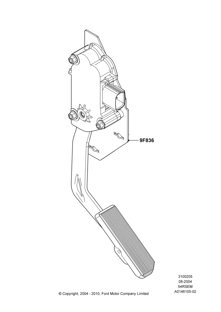 05B - Accelerator/Injection Pump Controls, 5.4L Modular SOHC V8; 02/AUG/2004