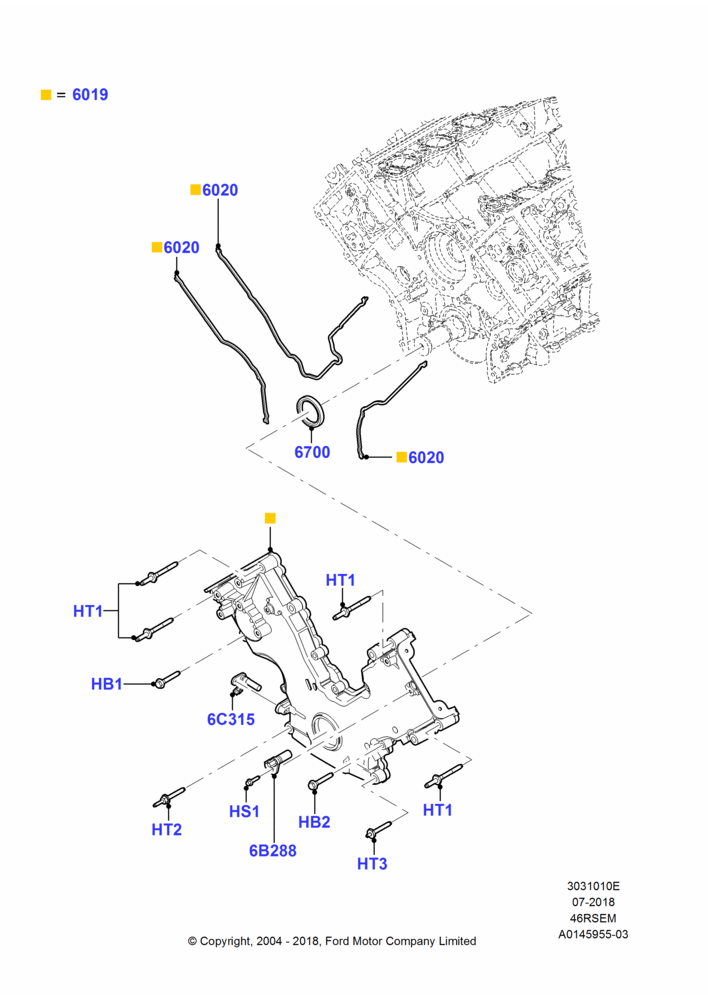 Timing Gear Covers, Romeo 4.6 SOHC EFI