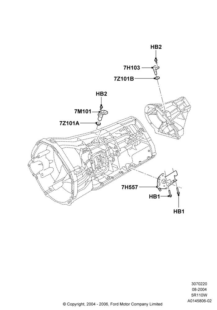 Transmission Modules and Sensors, 5 Speed Auto 5R110W - HI/Torque, 5R110W 5 Speed Auto Trans NAAO