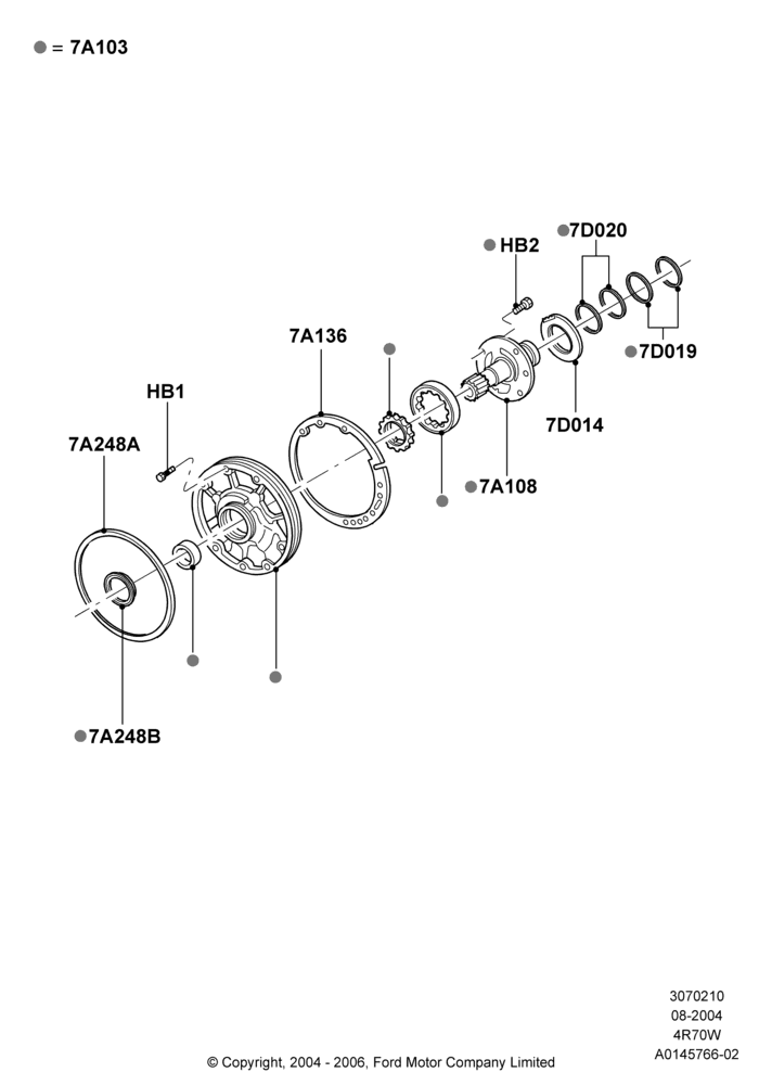 Transmission Pump Assy, 4 Spd A/T AODEW/4R70E W/TSS, 4 Spd A/T AODEW/4R75E W/TSS, 4 Speed Automatic 4R75E Livonia