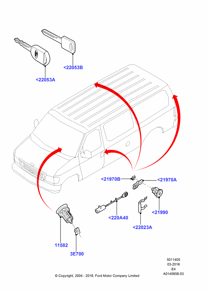 05 - Vehicle Lock Sets and Repair Kits; 02/AUG/2004