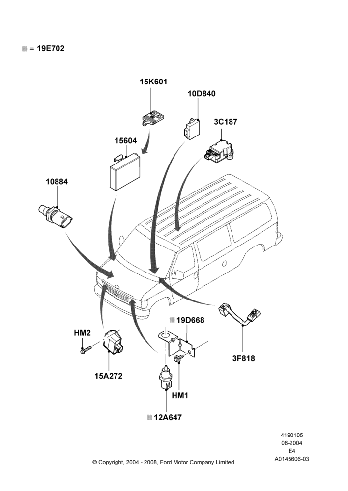 05A - Vehicle Modules and Sensors; 02/AUG/2004-16/OCT/2006