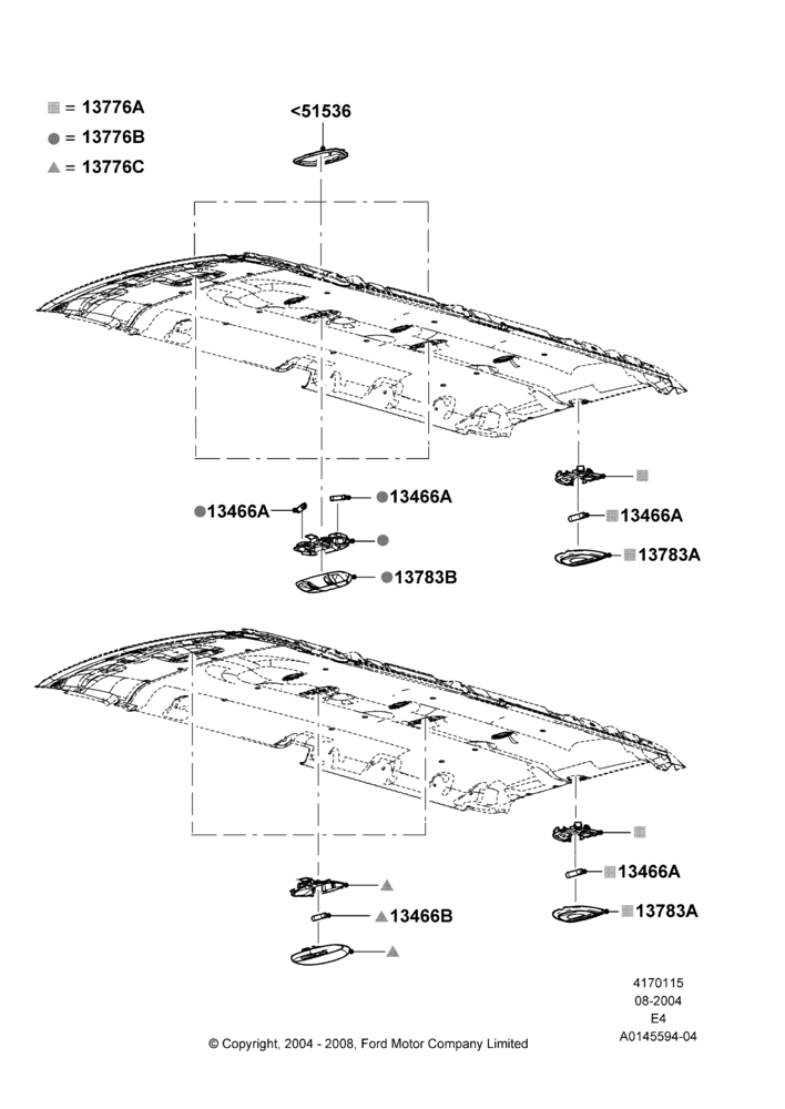 Схема установки 8G1Z-5451536-A
