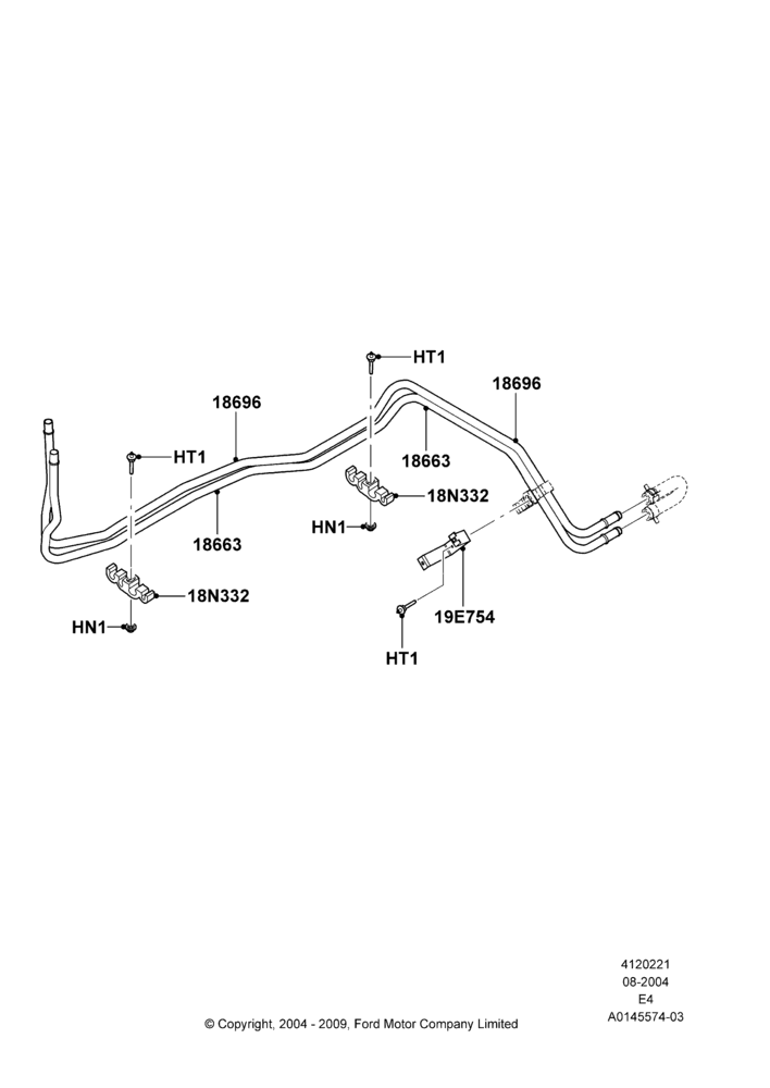 21B - Auxiliary Heater Hoses, Heater/AC Prep Pack-Deluxe, Heater/Air Conditioning Prep Pack, With Aux Heater Prep Pack; 06/AUG/2007