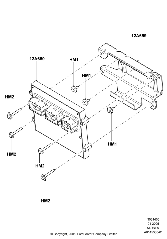 05F - Engine Modules and Sensors, 5.4L 3V V8, Lincoln Mark LT; 31/JAN/2005-18/AUG/2008