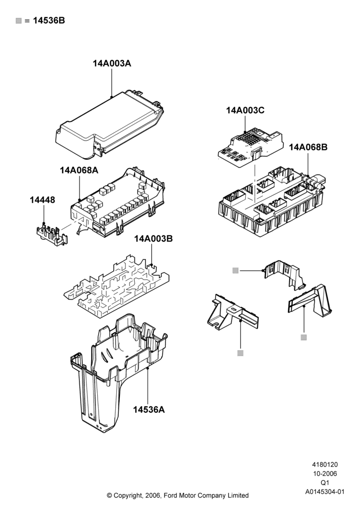 20C - Fuses, Holders and Circuit Breakers, Fuse panels and Relay panels; 06/NOV/2006-12/JUL/2010