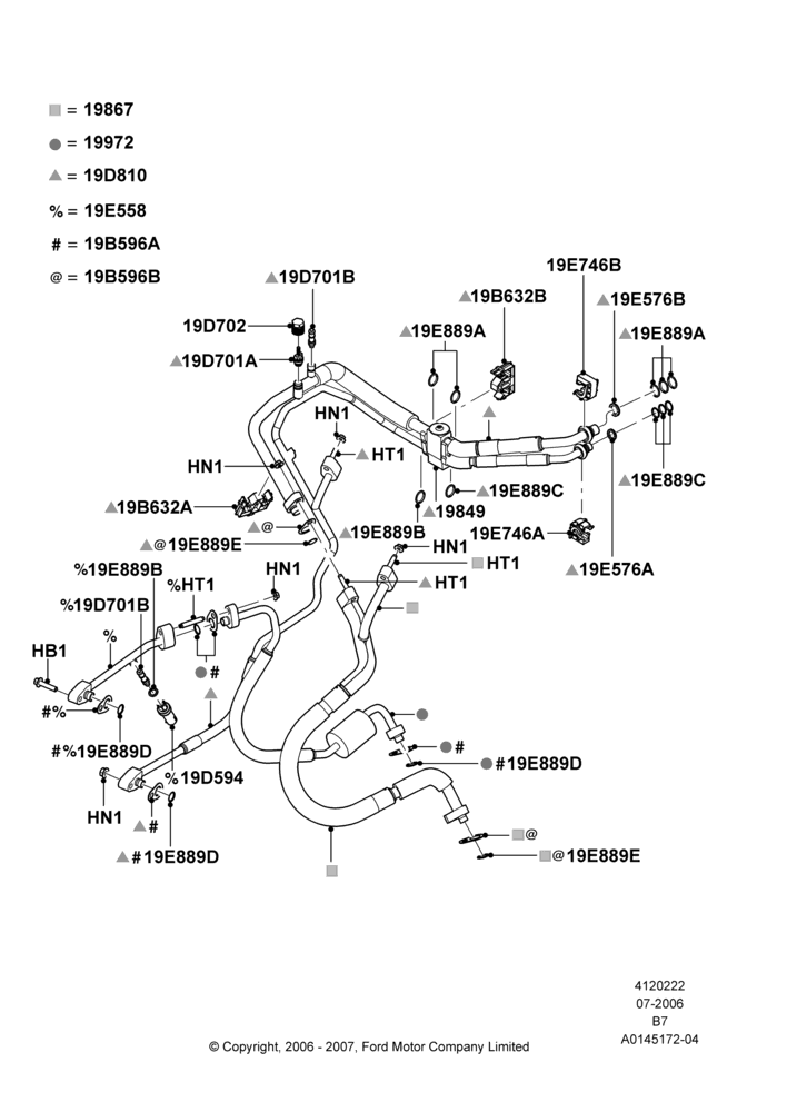 22D - Air Conditioning System, Under Hood; 02/AUG/2006-15/SEP/2008