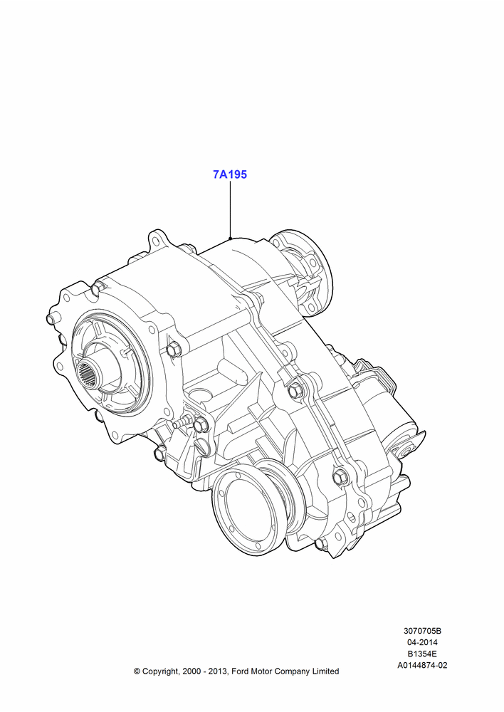 05B - Transfer Drive Case; 31/JAN/2000-09/MAY/2003