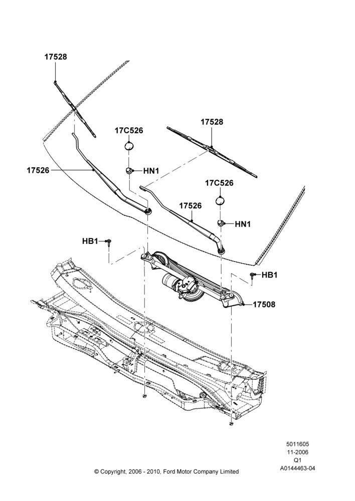 05 - Windshield Wiper; 06/NOV/2006-24/DEC/2014
