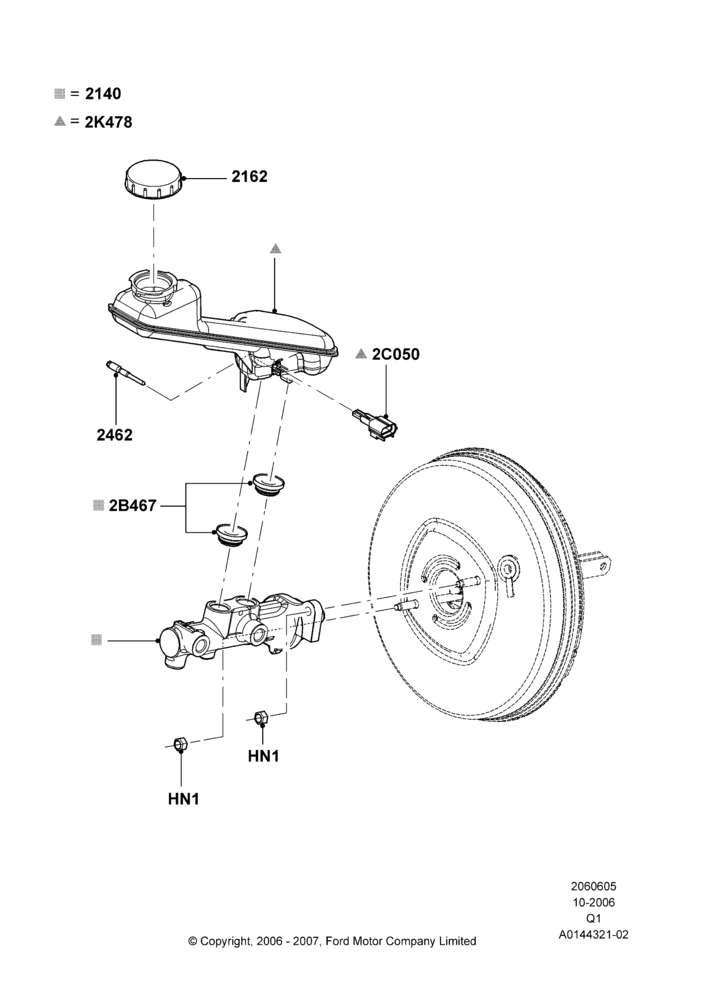 05A - Master Cylinder - Brake System; 06/NOV/2006-12/JUL/2010